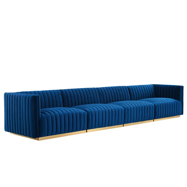 Conjure Channel Tufted Upholstered Fabric Sofa by Modway