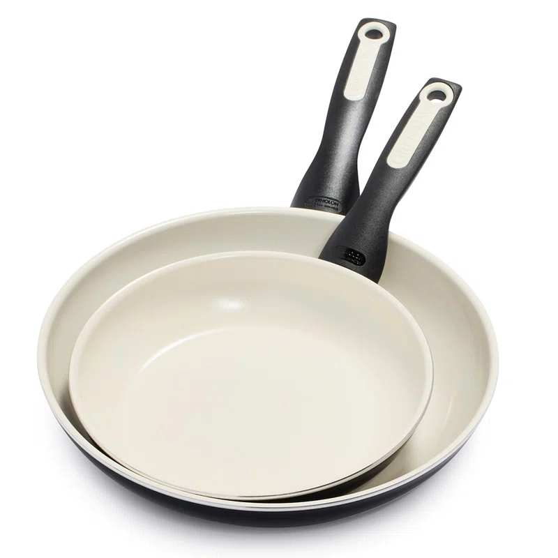 GreenPan GreenPan Rio Healthy Ceramic Nonstick 8" and 10" Frying Pan Set