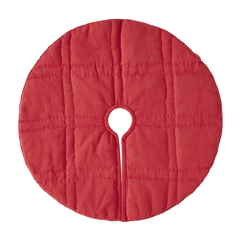 Plaid Cotton Tree Skirt