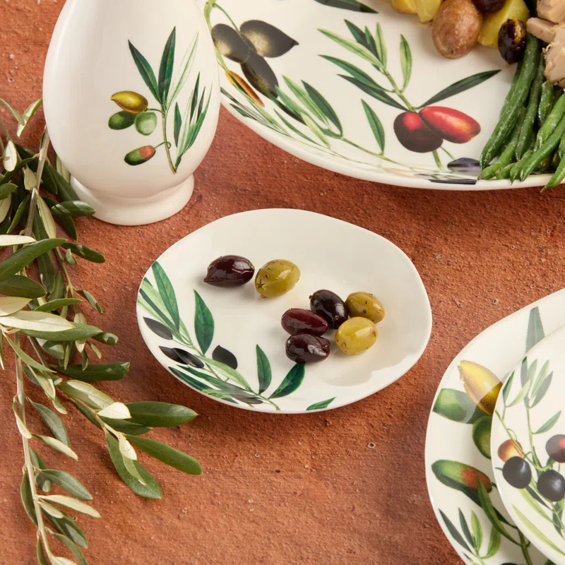 Certified International Olivia Set of 4 Canape Plate 6in