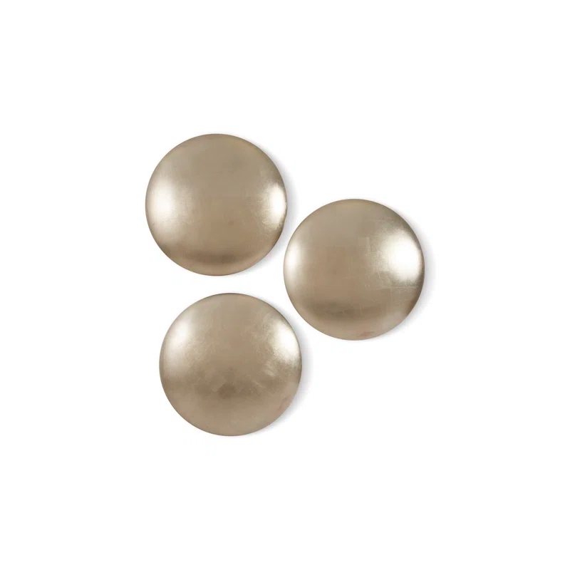 Dimensional 3 Piece Orb Wall Décor Set (Set of 3)