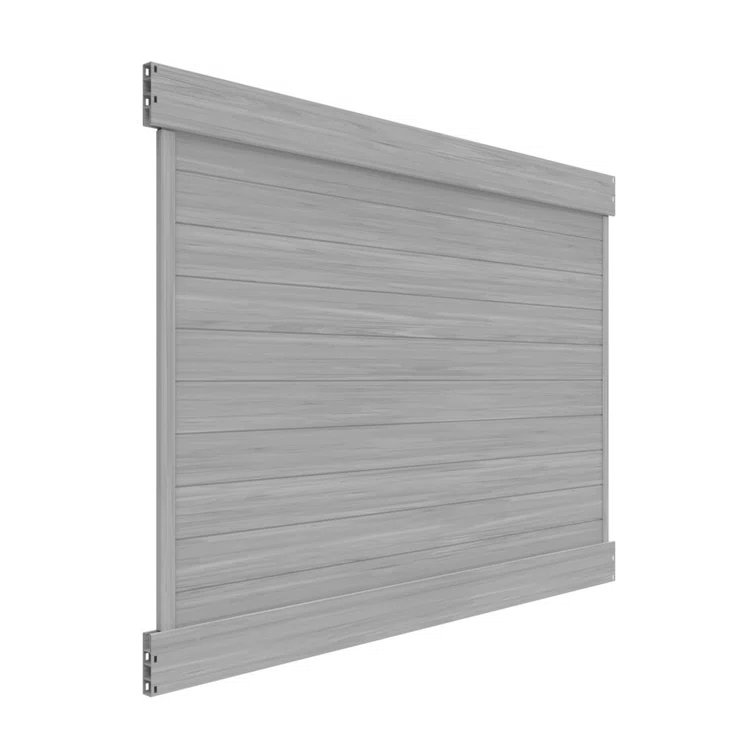 Barrette Outdoor Living Horizontal Fence Driftwood Vinyl Privacy Panel Kit