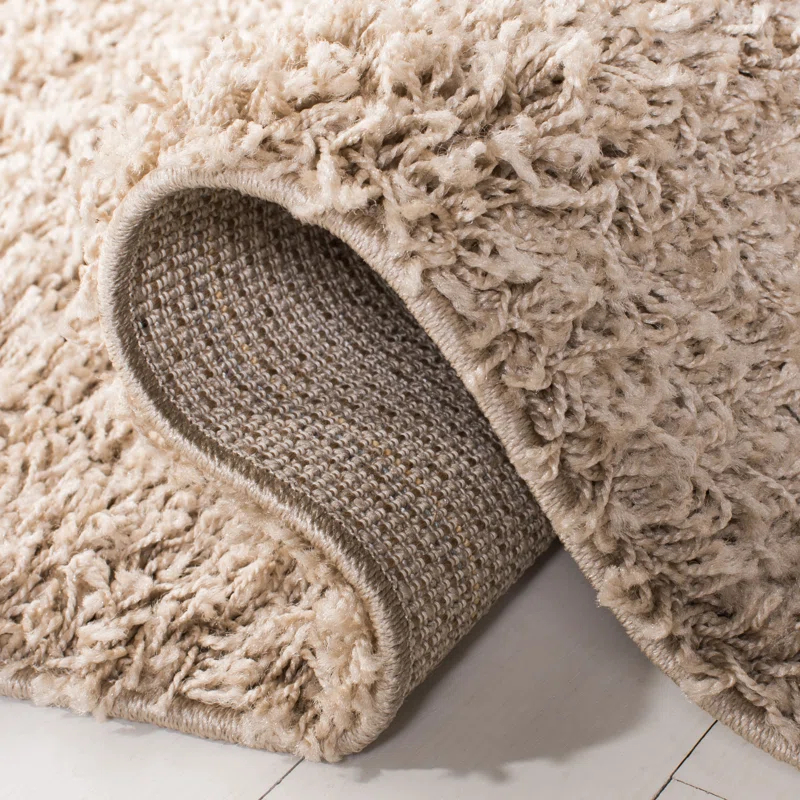 Gracie Oaks Atwell Sga-Athens Shag Performance Solid Color Rug