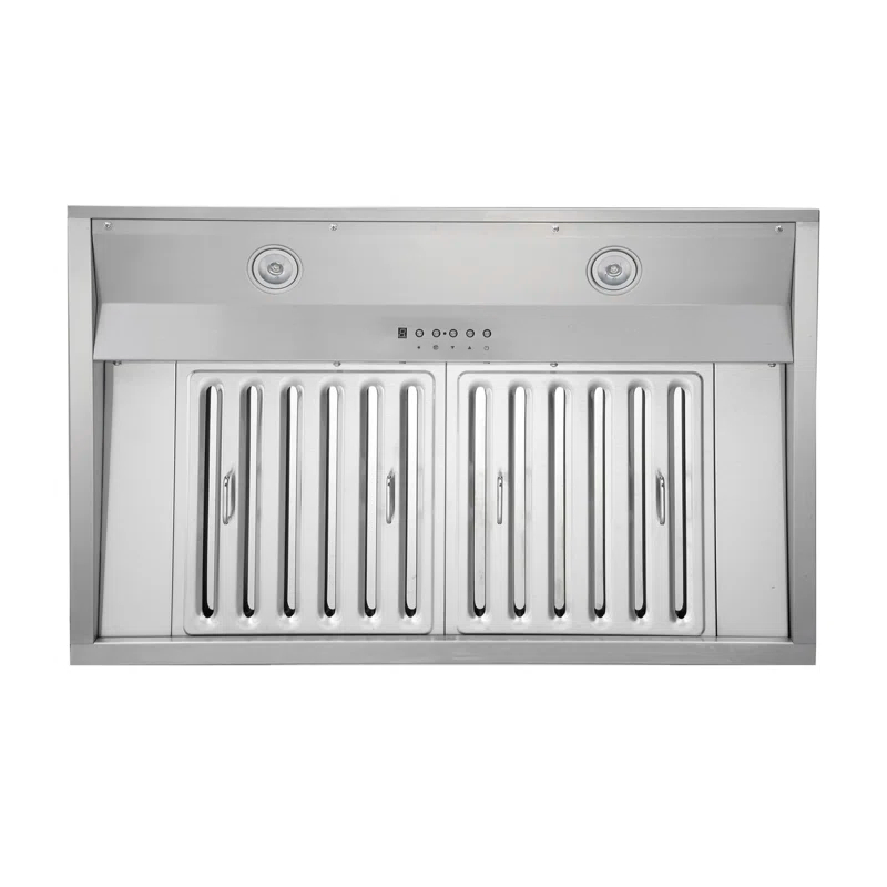 Kobe Range Hoods 36" Stainless Steel 1100 CFM Ducted (Vented) Insert Range Hood with Baffle Filter