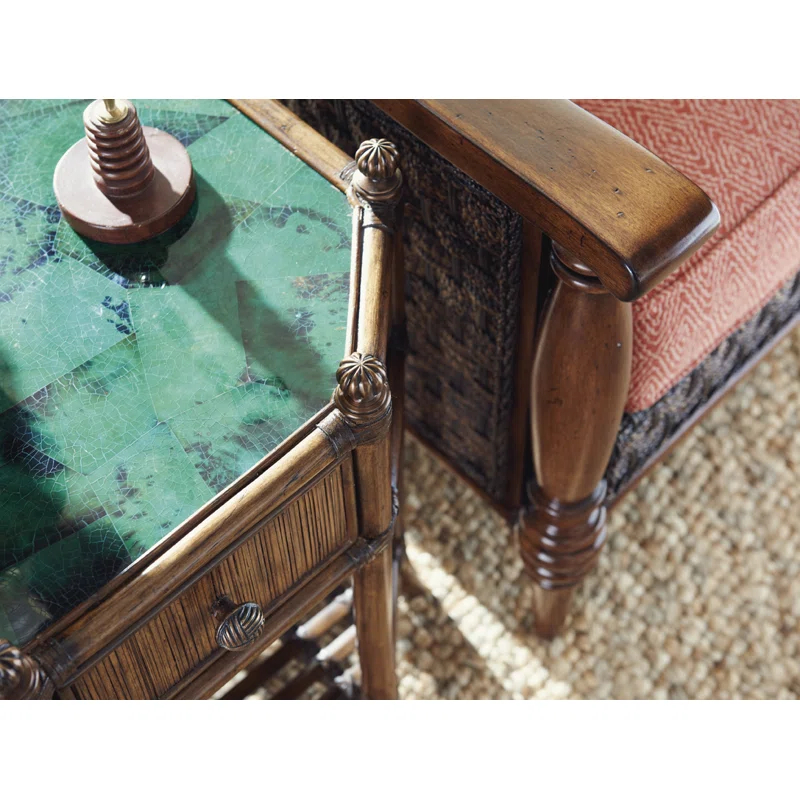 Tommy Bahama Home Bali Hai Flamingo Octagonal End Table