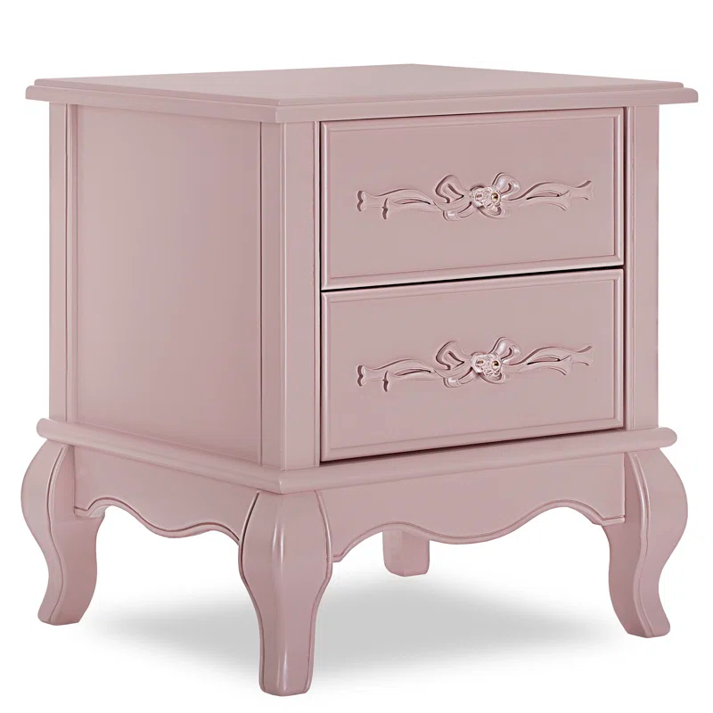 Evolur Aurora 2 Drawer Nightstand & Reviews | Wayfair