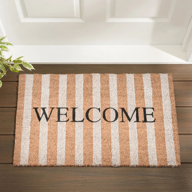 Striped Outdoor Doormat