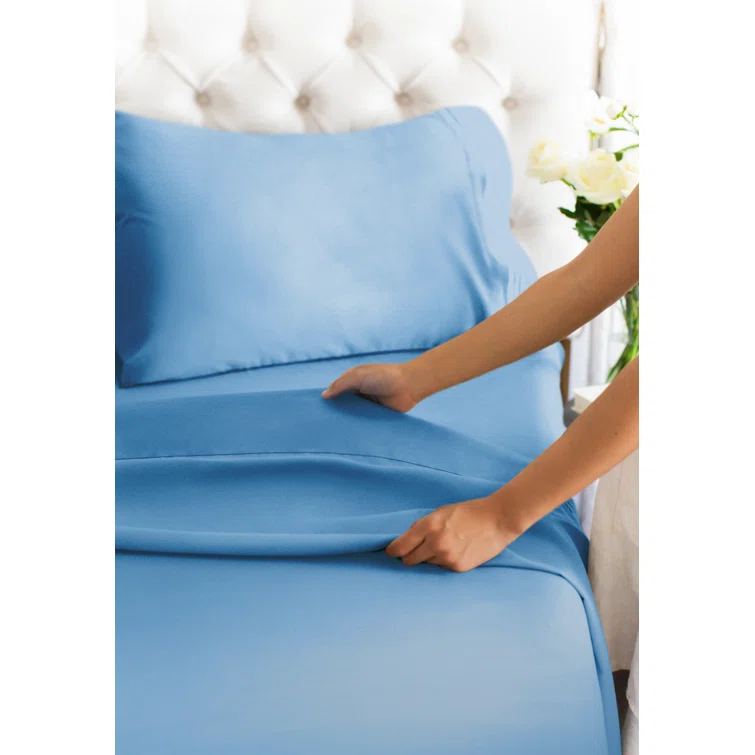 CGK Linens Extra Deep Pocket luxury Sheet Set - Solid Ultra Soft & Cooling Sheet Sets
