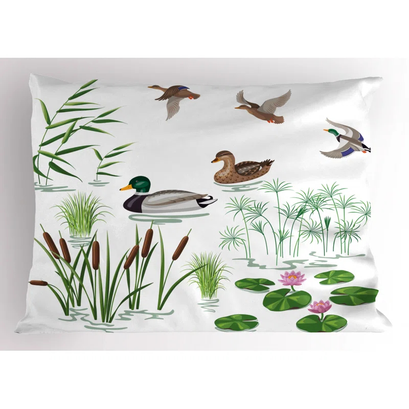 Ambesonne Flowers Pillow Sham