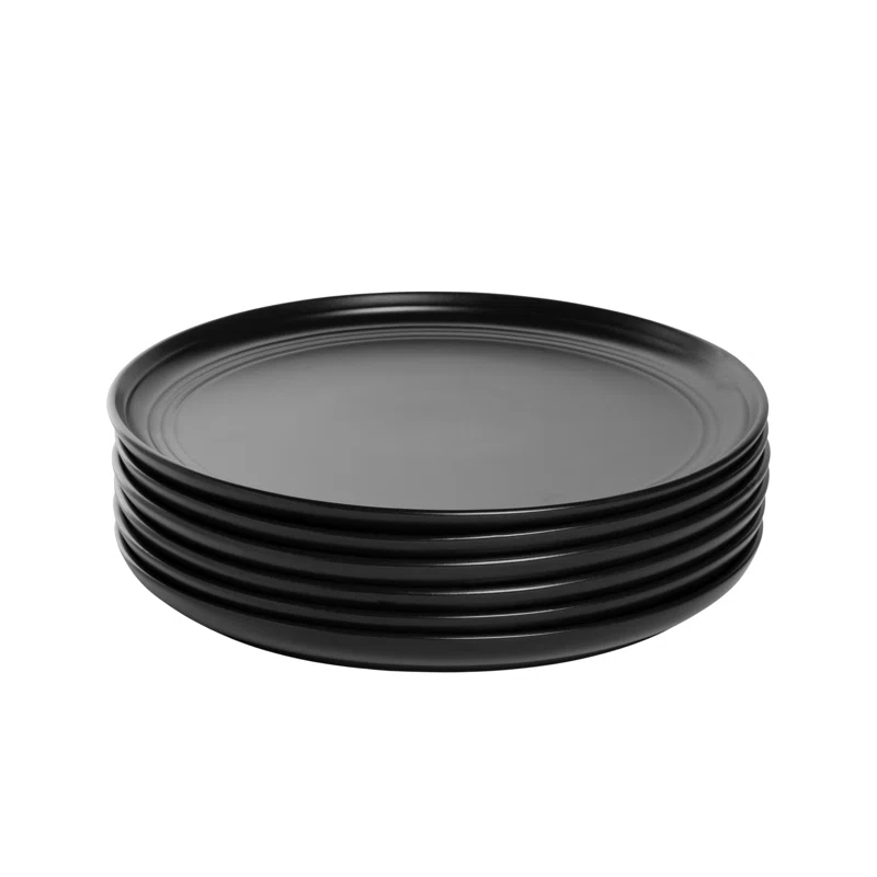Ten Strawberry Street Double Line 10.5" Dinner Plate (Set of 6)