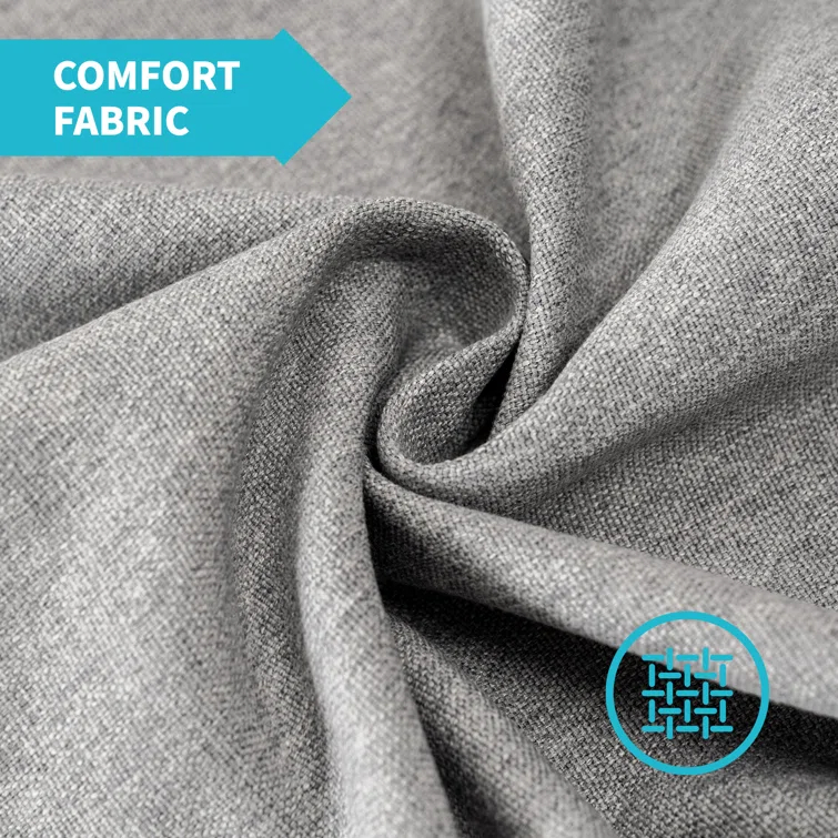 Alcott Hill® Devondrick 3-Piece Sofa Set | 3-Seater Sofa Couch, Loveseat and Single Sofa Chair for Small Spaces | Easy Assembly & Stain Resistant Fabric (Apartment/Dorm Ready)