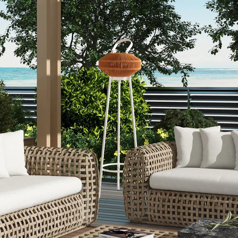 Jennifer Taylor Home Nova 52.5'' USB Integrated LED Outdoor Lantern Set