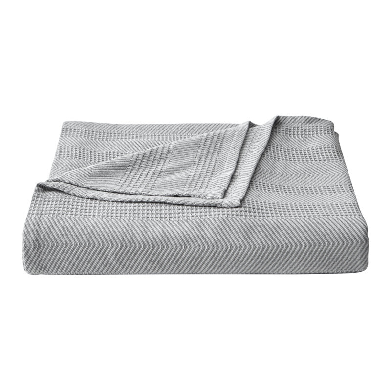 Nautica Nautica Chevron Stripe Cotton Blanket