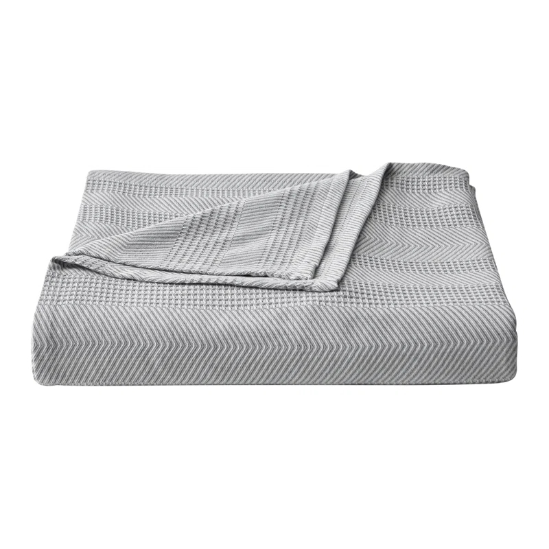 Nautica Nautica Chevron Stripe Cotton Blanket