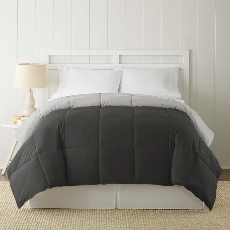 Modern Threads Modern Threads Sanctuary by PCT Down Alternative Microfiber Quilted Reversible Comforter & Duvet Insert - Soft, Comfortable Alternative to Goose Down - Bedding for All Seasons