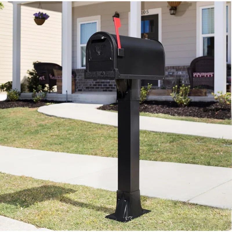 Arlington Post Mounted Mailbox