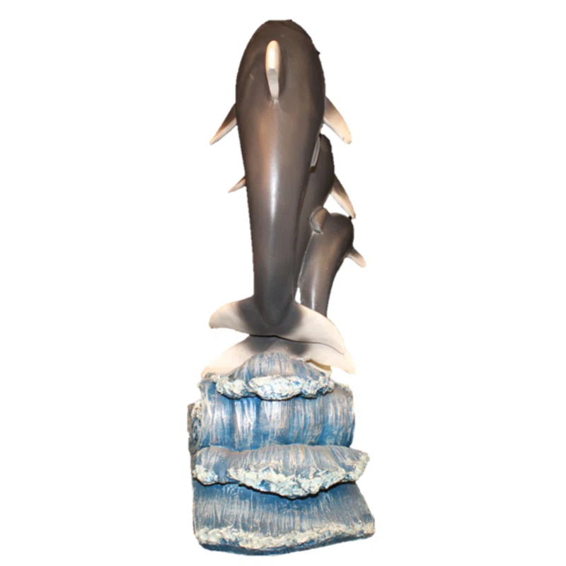 HomeStyles Life's a Beach Jumping Dolphin Statue