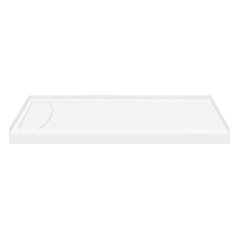 Transolid FSLB6032L-01 Transolid 60-in x 32-in Cast Solid Surface Tub Replacement Base Linear