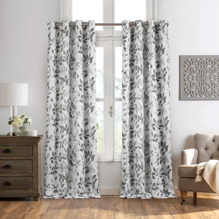 Ophelia & Co. Babbitt Polyester Blackout Single Curtain Panel Single Panel