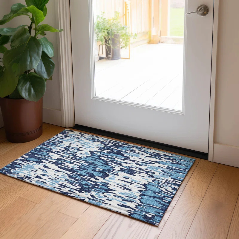 Machine Washable Indoor/Outdoor Chayden ACN986 1'8" x 2'6" Rug