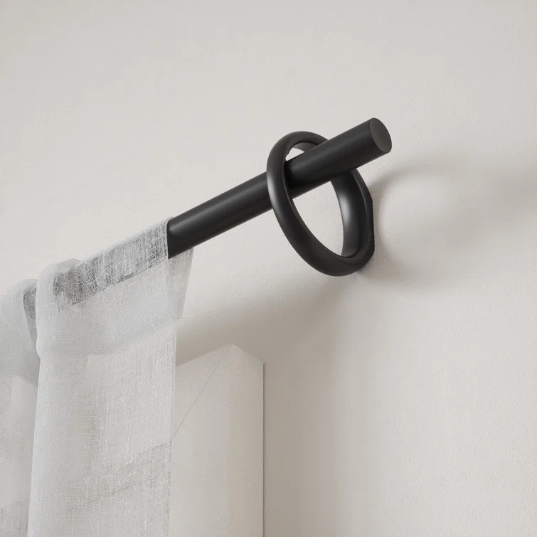 Umbra Steel Adjustable Single Curtain Rod
