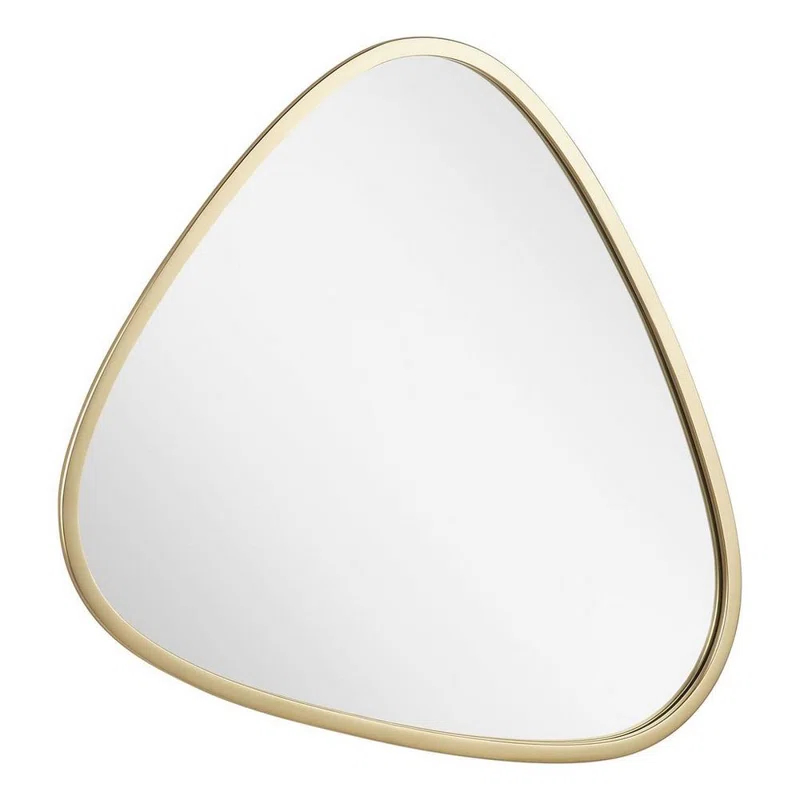 Signature Hardware Platt 30-3/4" x 33-1/4" Asymmetrical Framed Bathroom Mirror