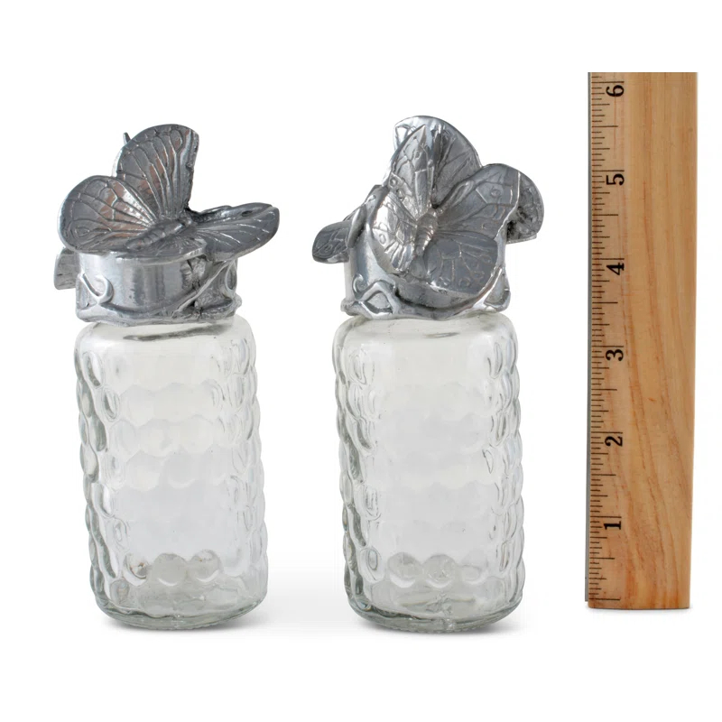 Arthur Court Designs Arthur Court Designs Butterfly 2 Piece Salt and Pepper Set
