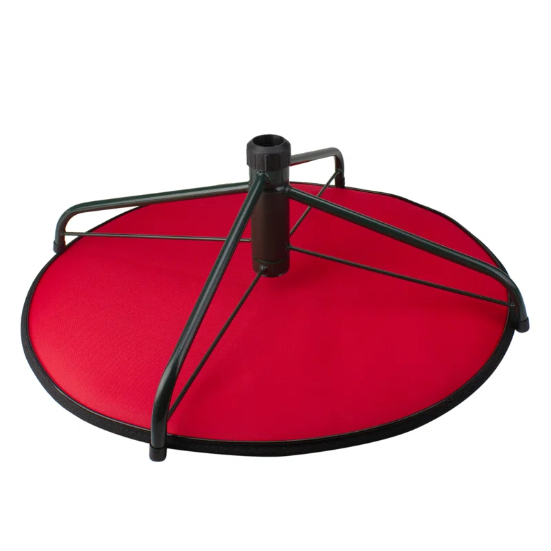 Northlight Seasonal Medium Premium Christmas Tree Mat - 22" - Red And Black