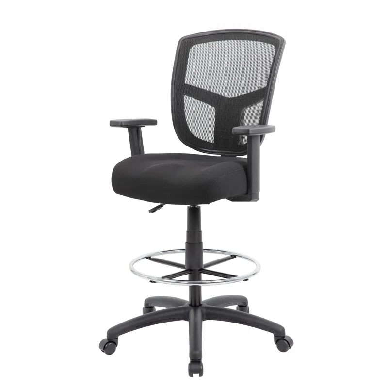 Boss Office Products Mesh Drafting Chair