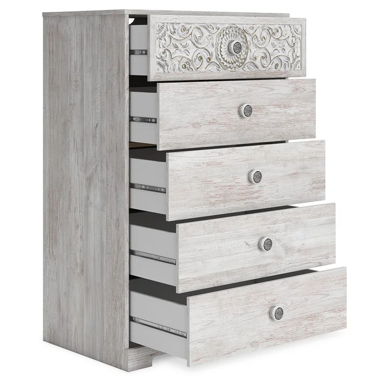 Ophelia & Co. Bedriye 29.88'' W 5 - Drawer Dresser