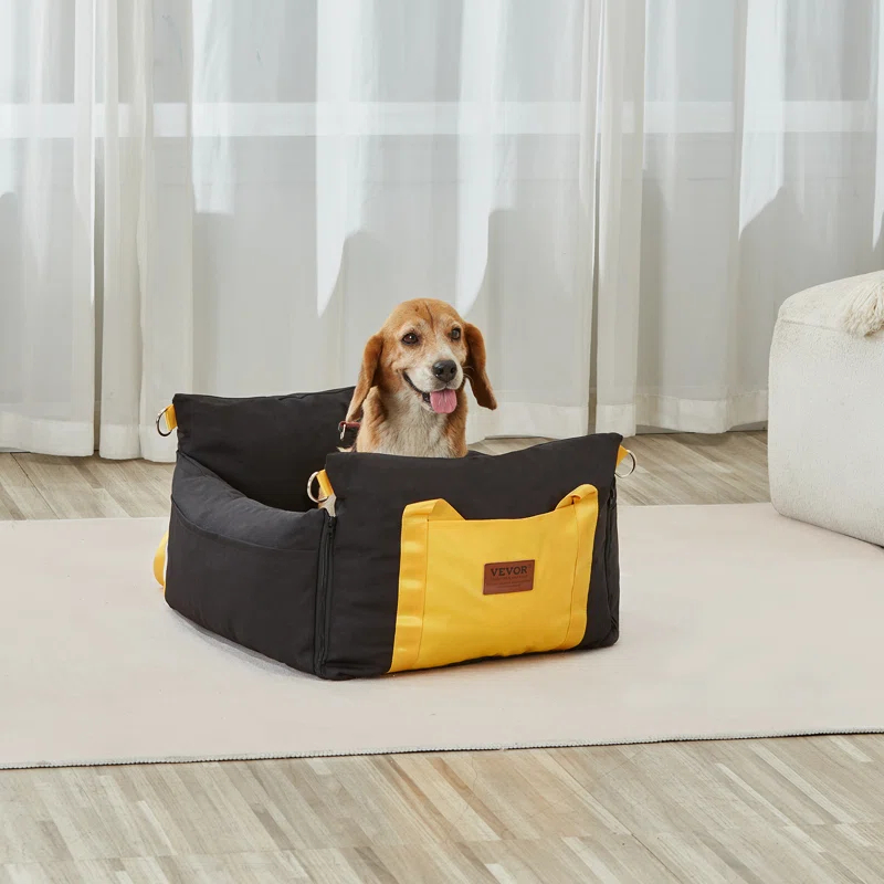 VEVOR Dog Booster Car Seat Pet Car Seat for Small Dog up to 25lbs