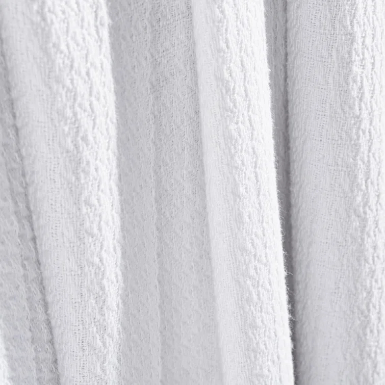 Superior Waffle Weave Honeycomb Knit Soft Textured All-Season Cotton Blanket