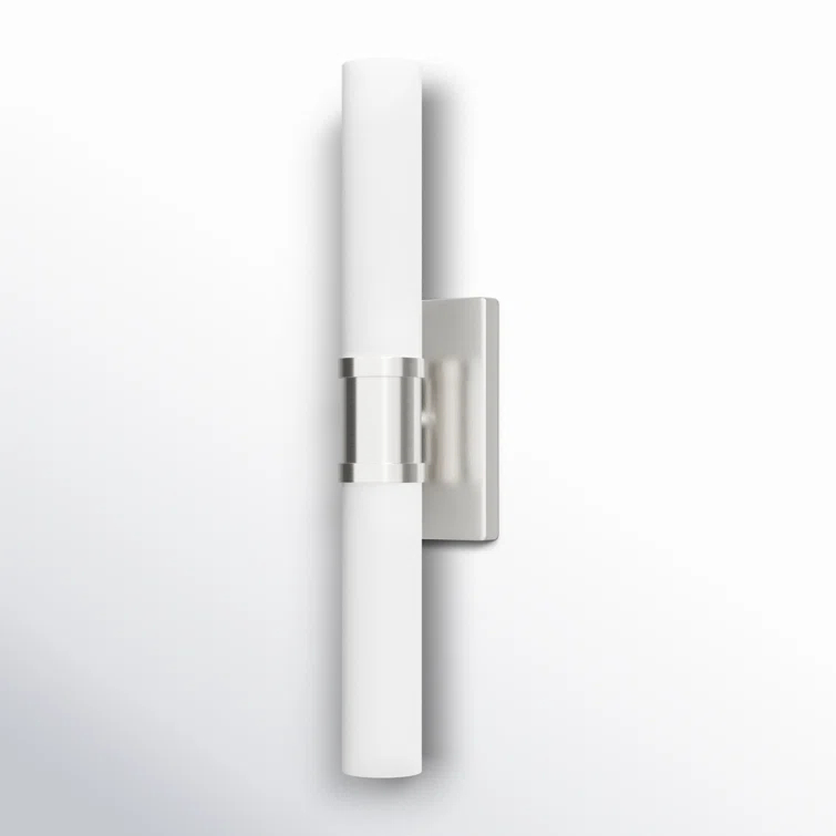 Evelien 2 Light Frosted Dimmable Vanity Light