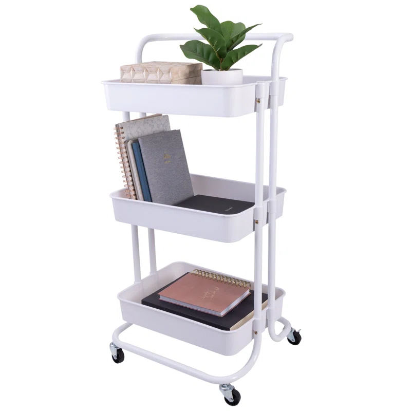 Organize It All Organize It All 3 Tier Rolling Basket Cart