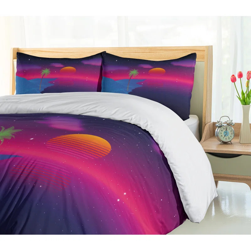 Ambesonne Microfiber Duvet Cover Set | Wayfair