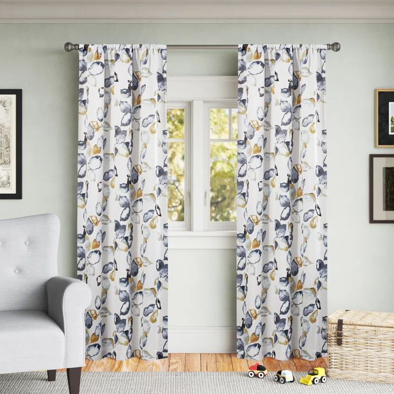 Eclipse Paige Polyester Room Darkening Curtain Single Panel