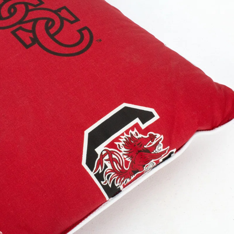 NCAA Cotton Reversible Throw Pillow (Set of 2)