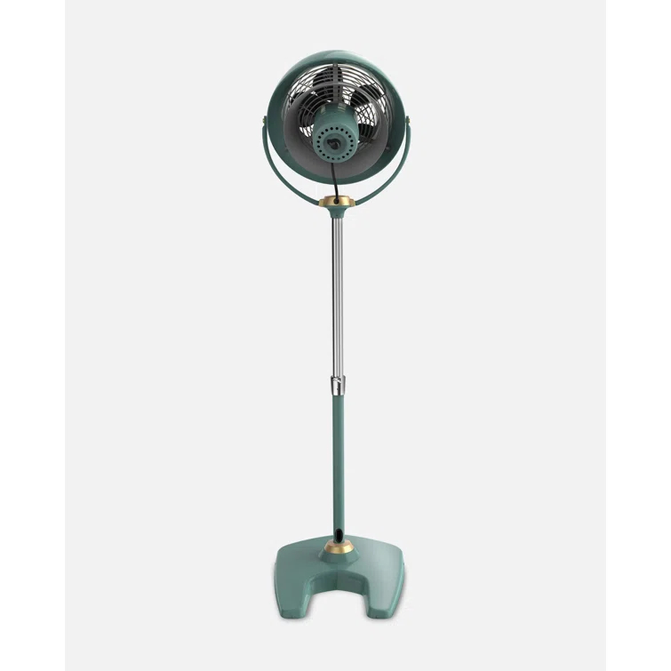 Vornado Timeless Vornado VFAN Sr. Pedestal Vintage Fan Retro Metal Standing Air Circulator for Cooling & Decor 3 Speeds, Adjustable Tilt