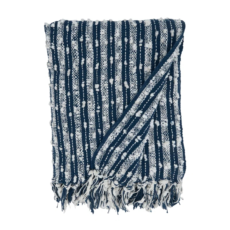 Saro Sevan Collection Hand Woven Throw Blanket