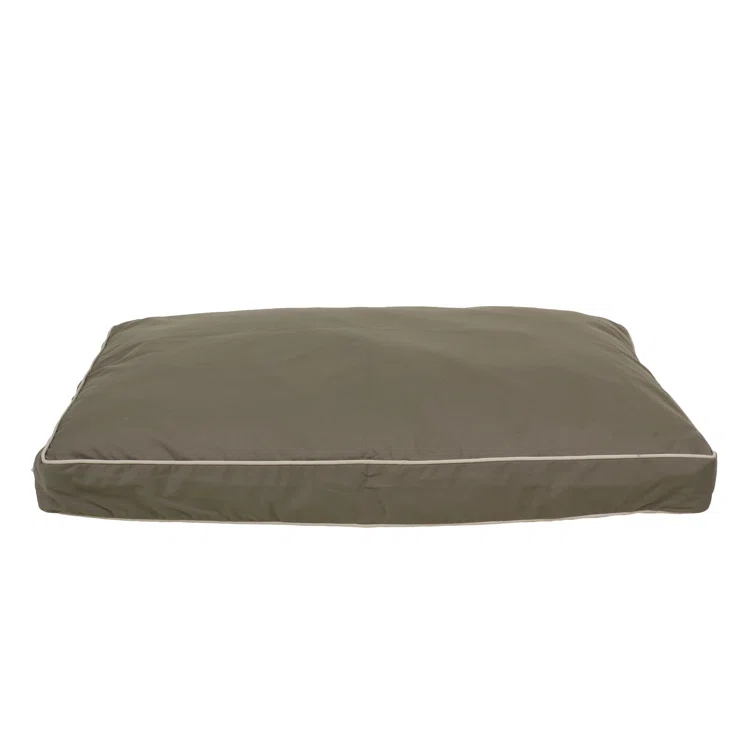 Carolina Pet Company Classic Twill Rectangular Pet Bed with Khaki Cording & Reviews | Perigold