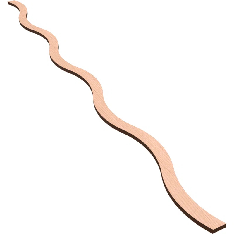 Ekena Millwork Yukon Adjustable Wood Decorative Slat Wall Panel Kit