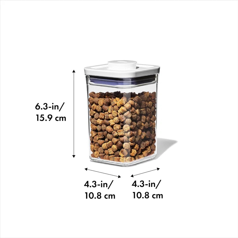 ToccoLeggero 1 Lb. Plastic Food Storage Container
