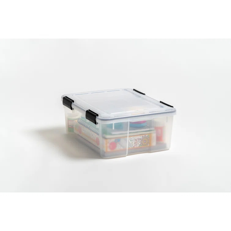 IRIS USA, Inc. 6.5 Qt./2 Gal. Weatherproof Storage Tote