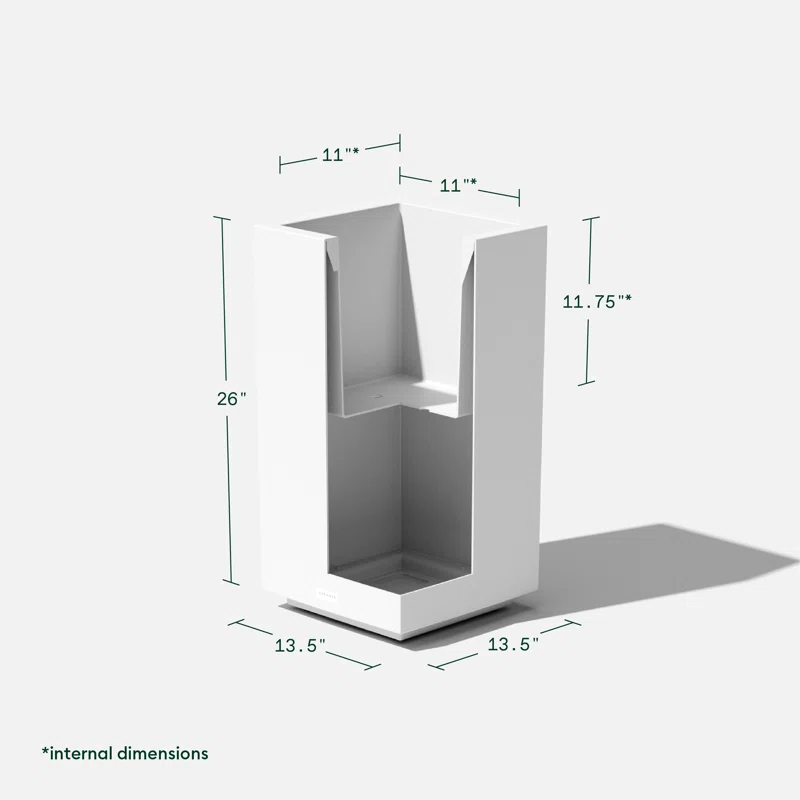 Veradek Block Series Pedestal Planter
