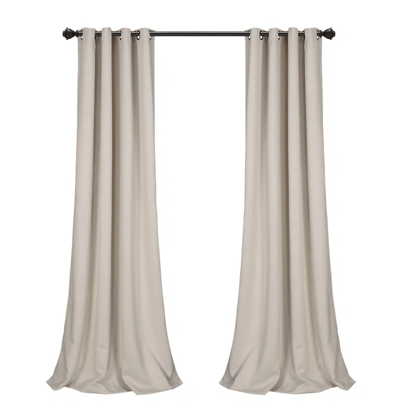 Lush Decor Insulated Polyester Blackout Curtain Pair (Set of 2)