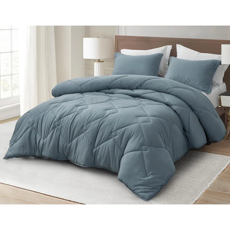 Chezmoi Collection Logan Solid Comforter Set