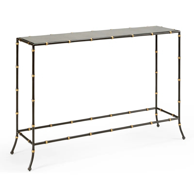 Chelsea House Saigon 51'' Glass Top Console Table