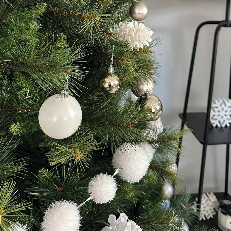 Fraser Hill Farm Fraser Hill Farm 6.5-Ft. Canyon Pine Artificial Christmas Tree with No Lights
