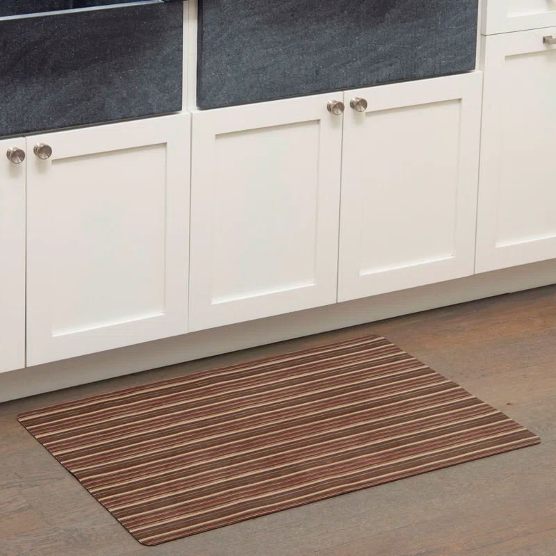Home Dynamix Smooth Step Machine Washable Low Profile Stain Resistant Non-Slip Versatile Utility Kitchen Mat