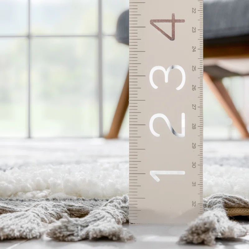 Union Rustic Raelynn Moroccan Cream/Gray Area Rug